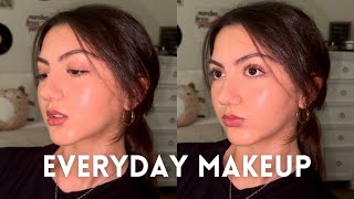 NATURAL EVERYDAY MAKEUP *beginner friendly* for school/work || With Drugstore Products (affordable)