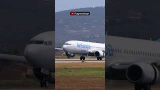 Air Europa Express 737 landing at Mallorca | PLANESPOTTING-SHORTS