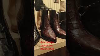 Any design customise shoe pure leather premium quality good year welted call me watsup no 8826412432