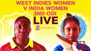 🔴LIVE West Indies Women vs India Women | 2nd Colonial Medical Insurance ODI 2019