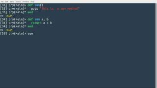 Ruby: Methods