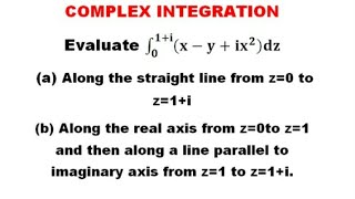 @btechmathshub7050Complex Integration-Most important problem with solution