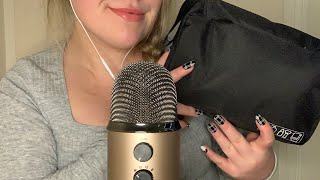 ASMR What’s in my Holiday Toiletries Bag? (Whispers, Tapping, Scratching)