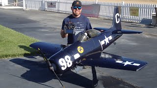 ULTRA-RARE Norwegian Model Products F8F Bearcat with Brent Hecht!