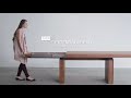 How to Open the Double Extendable Dining Table  - Soul & Tables