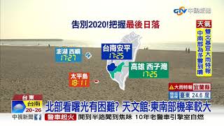 迎接2021 第一道曙光6:03花蓮 平地蘭嶼6:07│中視新聞 20201206