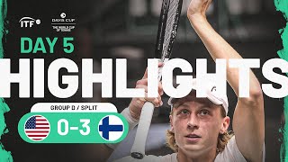 Highlights: USA v Finland | Davis Cup 2023