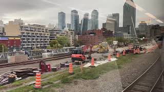 Construction du REM station Griffintown-Bernard-Landry 2021-10-04