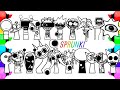 SPRUNKI New Coloring Pages / How to Color ALL Incredibox Sprunki New Mod Phase 3 / NCS MUSIC