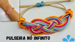 COMO FAZER PULSEIRA COM NÓ INFINITO | PASSO A PASSO| DIY