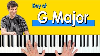 G Major Scale - Fingering and Chords for Piano