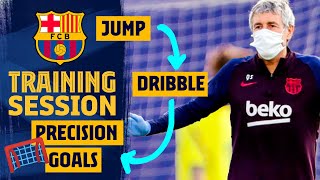 SKILLS \u0026 PRECISION: Jump, dribble and mini-goal targetting 🥅