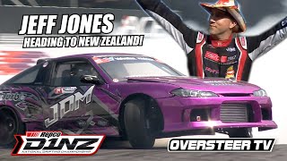 Formula Drift Pro-Driver Jeff Jones Racing Locked In for D1NZ 2025 with @Lukefink