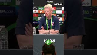 "You said that not ME!" | Moyes on Rice future!🤣#shorts