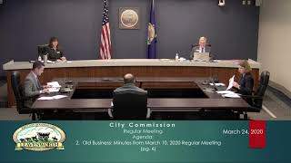 Leavenworth City Commission meeting for March 24, 2020