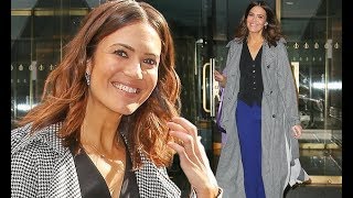 Mandy Moore looks radiant with a fresh tan as she leaves the Today show in NYC where she performed s