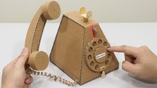 How to Make Cardboard Telephone & Coin Saving