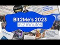 🔵 Bit2Me's 2023 in 2 Minutes 🎉