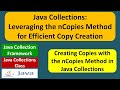 Java Collections: Leveraging the nCopies Method for Efficient Copy Creation