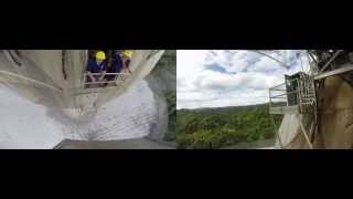 Arecibo Uncut: PA power supply hoisting