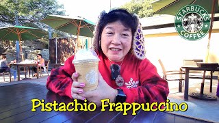 LIMITED TIME Pistachio Coffee Frappuccino at Starbucks #2022WinterWonderSnacks #Quarantine2022