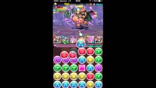 パズドラ【北斗の拳コラボ】覇王　ホルスPT　ノーコン攻略！