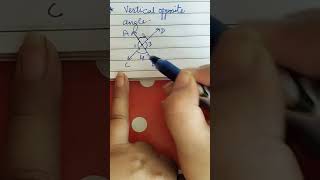 Vertical Opposite Angles | basic geometry