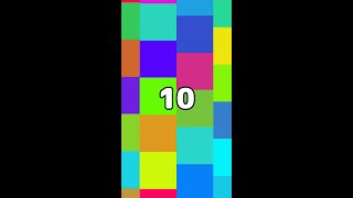 10 Seconds Timer ‐ Countdown Colorful Tiles（Vertical）
