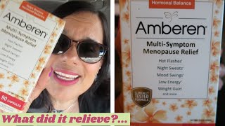 Review: What Did Amberen Relieve?