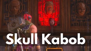 Mortal Kombat 11 - Skull Kabob - Impale a head in the warrior shrine