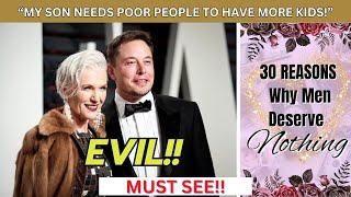 Elon Musk's Mom Tells Poor People Have More Kids to Work For Her Son, Don't Go to Dinner or Movies