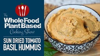 Easy Sun-Dried Tomato Basil Hummus Recipe