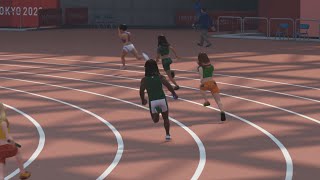 Olympic Games Tokyo 2020 The Official Video Game - 4x 100m Relay Race Gameplay [1080p HD]