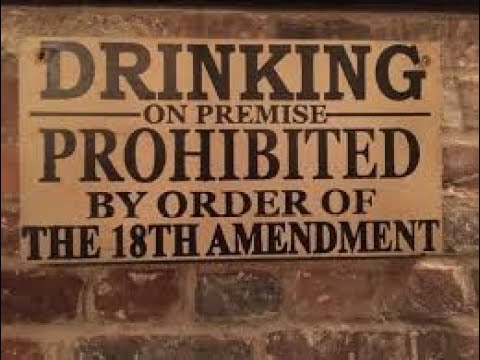 18th Amendment - Prohibition Of Alcohol — Save Our Republic! #75 - YouTube