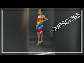 charismatico rainbow gay pride fringe latin dance dress photoshoot