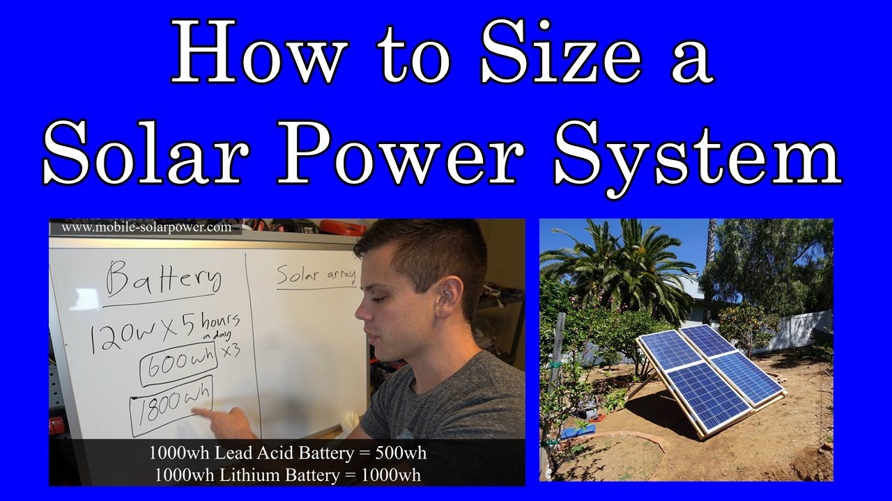 How To Size Your Solar Power System Go It How To Size Your Solar Power System Go It