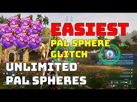EASIEST Pal sphere glitch INFINITE pal spheres! PALWORD