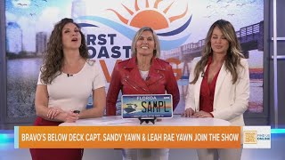 Bravo Star Captain Sandy Presents a Special Florida License Plate