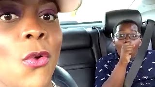 Kid Gets Caught Flipping Off His Mom #Hilarious 🖕🏿