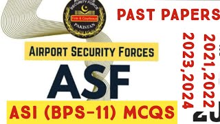 ASF ASI past paper | asf test preparation | asi bps 11 jobs | asf asi mcqs | asf jobs 2025 | new job