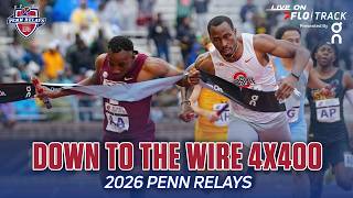 OHIO STATE and TEXAS A&M DOWN TO THE WIRE in 4x400 at 2026 Penn Relays