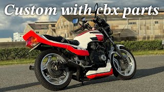 CBX仕様！CBXパーツ本物使用！車体ジェイド250！フロント周りほぼCBX！コムスターホイールCBX！インボードディスクCBX！説明欄に使用部品記載有り！