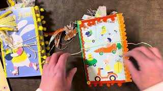 Easter/Spring Junk Journals made from Dollar Tree Cards