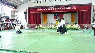 一 O 一年台灣省合氣道協會盃錦標賽暨演武大會 演武7 郭永輝老師