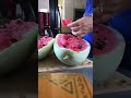 an ali baba watermelon cracking open