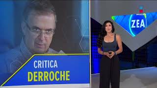 Marcelo Ebrard denuncia derroche recursos de otros aspirantes | Noticias con Francisco Zea
