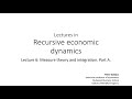 Lecture 6: Measure theory and integration. Part A.