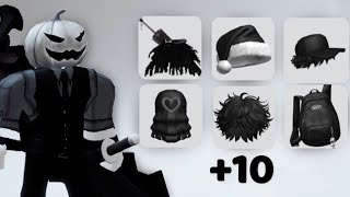 COMO CONSEGUIR ITEMS GRATIS EN ROBLOX 2025 Black ítems* 🖤🤑