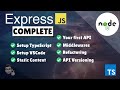 Complete NodeJS Guide to ExpressJS / REST (with TypeScript)