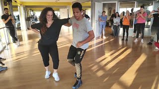 Salsa con rumba / casino con rumba lesson / demonstration with Yanek Revilla (2) with music